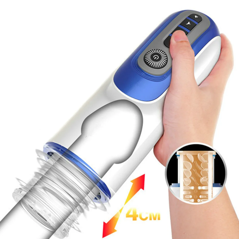 Automatic Telescopic Male Masturbator Intelligent Heating Penile Massager Real Pussy Pump Vibrator Sex Machine Toys for Man |