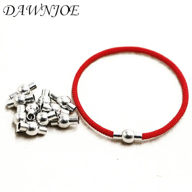 DAWNJOE 5 шт. 3 мм Пряжка кожаный шнур браслет магнитная пряжка Сделай Сам