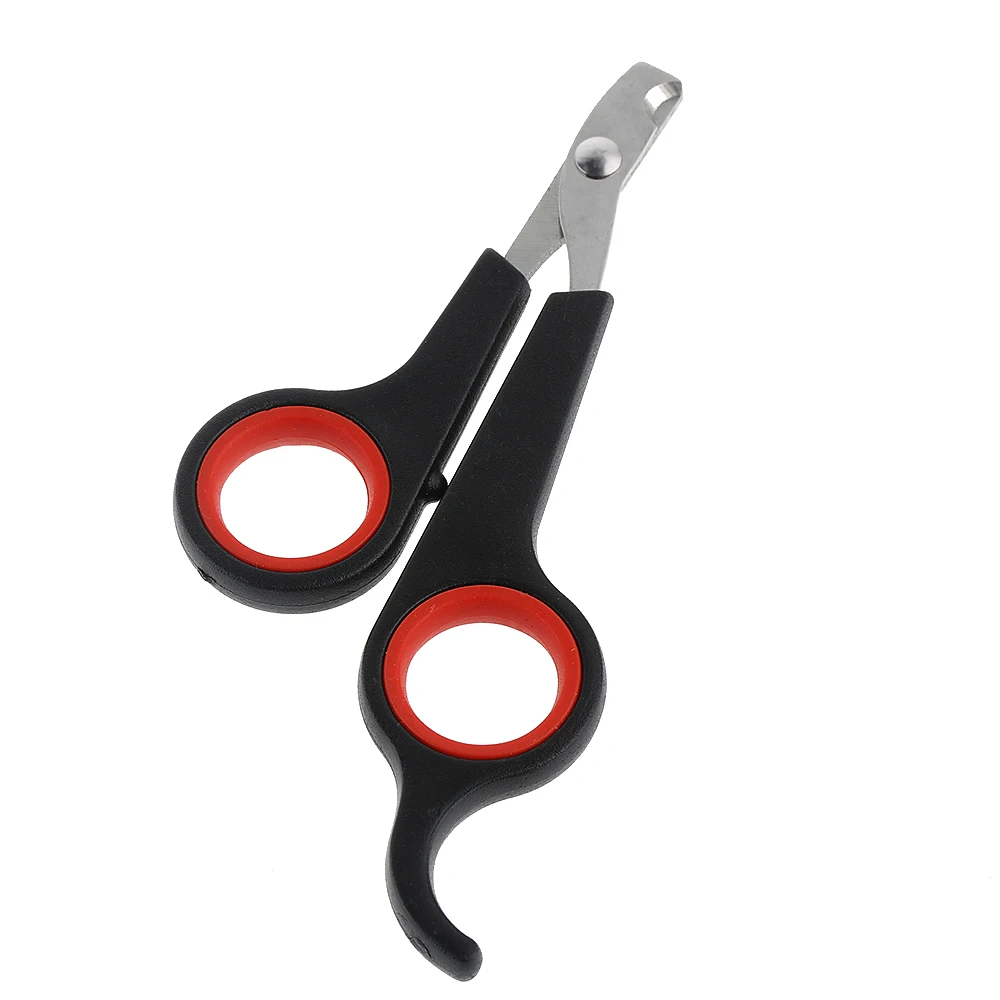 1Pc Cat Dog Pet Nail Cutter Trimmer Protable Grooming Manicure Puppy Kitten Small Animal Black Red Simple Clipper Claws Scissor - Цвет: 01