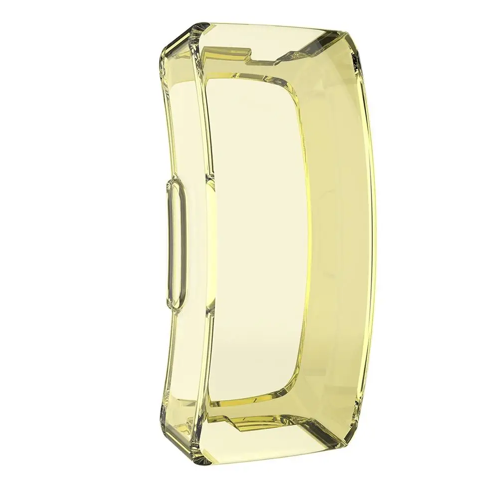 Yellow Для Fitbit Inspire HR/Inspire все включено прозрачный защитный чехол из ТПУ чехол защитный чехол - Цвет: Yellow
