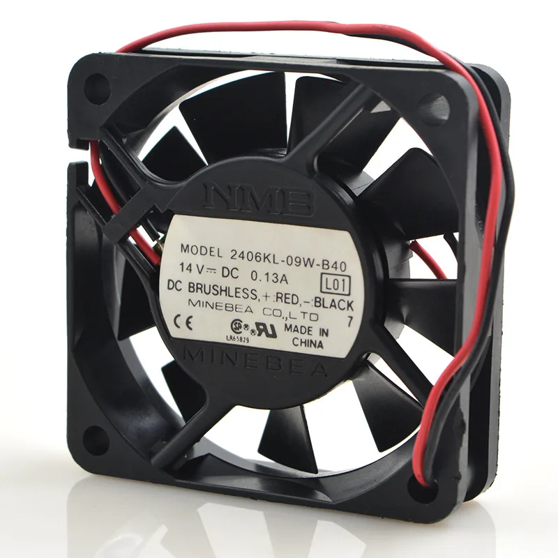 Для NMB/Medea 6 см двойной шар 6015 14V 0.13A 2406KL-09W-B40 серверный Вентилятор охлаждения