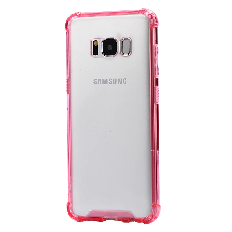 Противоударный акриловый чехол для телефона Samsung Galaxy S10 S10E S10plus S8plus прозрачный на