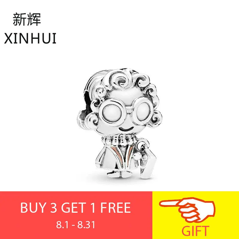 

XINHUI Fashion 100% 925 Sterling Silver Elegance GRANDMA CHARM Beads Fit Original Charms Bracelet for Women Jewelry Gifts