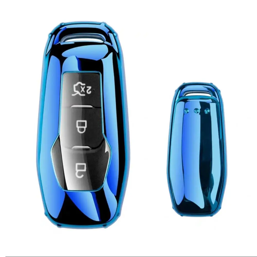 

2019 Soft TPU Key Cover Case For Ford F-150 Mondeo Galaxy S-Max Explorer Ranger 2015 2016 2017 2018 Car Styling Key Protection