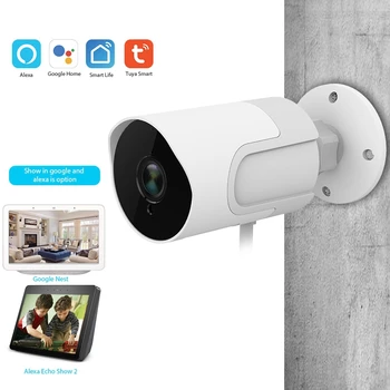 

V3 1080P WiFi IP Camera Waterproof Outdoor Security Camera Motion Detection Surveillance Camera with Floodlight EU Plug for Home