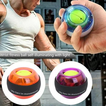 

LED Gyroscope Ball Wrist Ball Trainer Relax Gyro Arm Exerciser Fitness Equipment N66