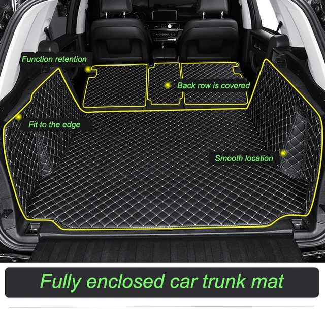 Tapis de coffre de voiture en cuir pour mercedes-benz GLB 2020, doublure de  chargement, tapis de sol, accessoires de voiture - AliExpress