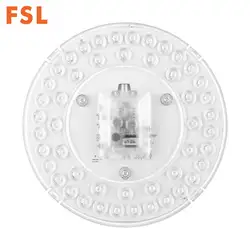 FSL 14 Вт/18 Вт/25 Вт тусклый круглый светильник треугольной формы магнит установка светодиодный потолочный источник освещения 220 В Замена DIY