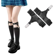 SAFENH 2 шт. для женщин и мужчин рубашка остается Подвязки подтяжки для рубашки джентльмен ноги эластичная рубашка подтяжки держатель подвязки подарок