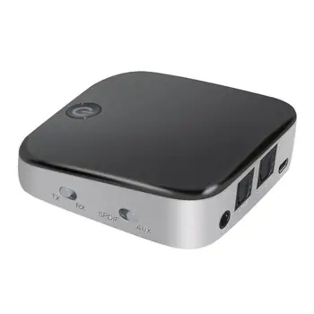 

BTI-029 2 in 1 Bluetooth Adapter 3.5mm AUX SPDIF Audio Receiver Transmitter Bluetooth Receiver with Fiber Optic Bluetooth 5.0
