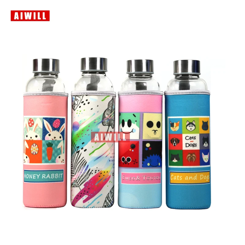 colorful water bottle