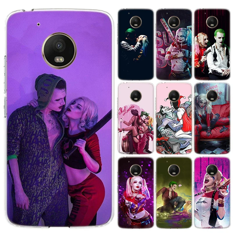 Suicide Squad Joker Harley Quinn Phone Case For Motorola MOTO G8 G7 G6 G5 G5S G4 E6 E5 E4 Plus Play Power One Action Soft Silico | Мобильные