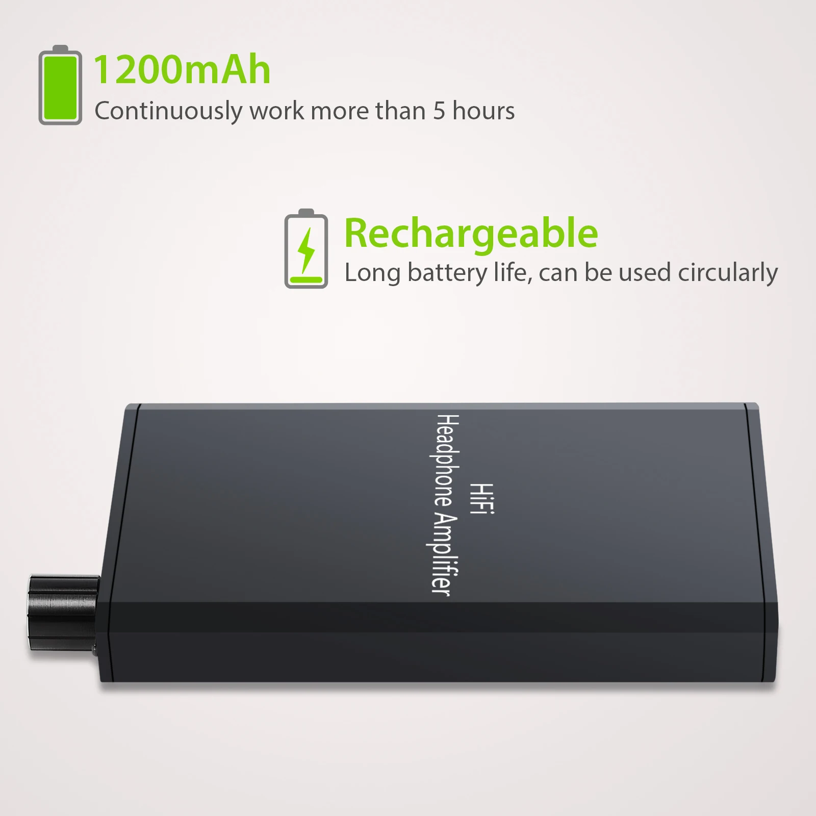 LiNKFOR Portable HiFi Earphone Headphone Amplifier 1000mAH With Two stage gain switch For 10 150 Ohm Headphone Amplifier AMP