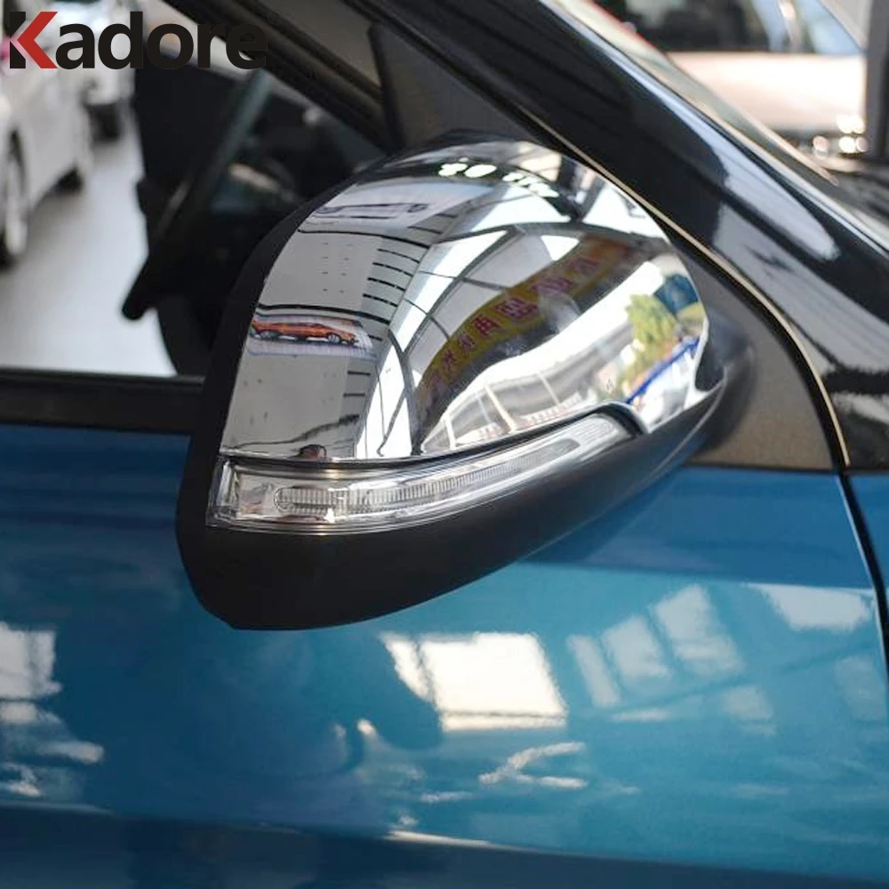Чехол на боковое зеркало заднего вида для Hyundai Cantus Creta ix25 2014 2015 2016 2017 2018 2019 ABS хром 2