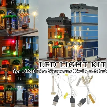 

LED Light Kit for 10246 The Simpsons Kwik-E-Mart Decoration Moc Building Blocks Toys Bricks Decorative Lights USB Interface