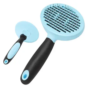 

Pet Comb Self Cleaning Brush Professional Grooming Brush for Dogs and Cats,Quick Clean Short and Medium Hair Removal Accessories