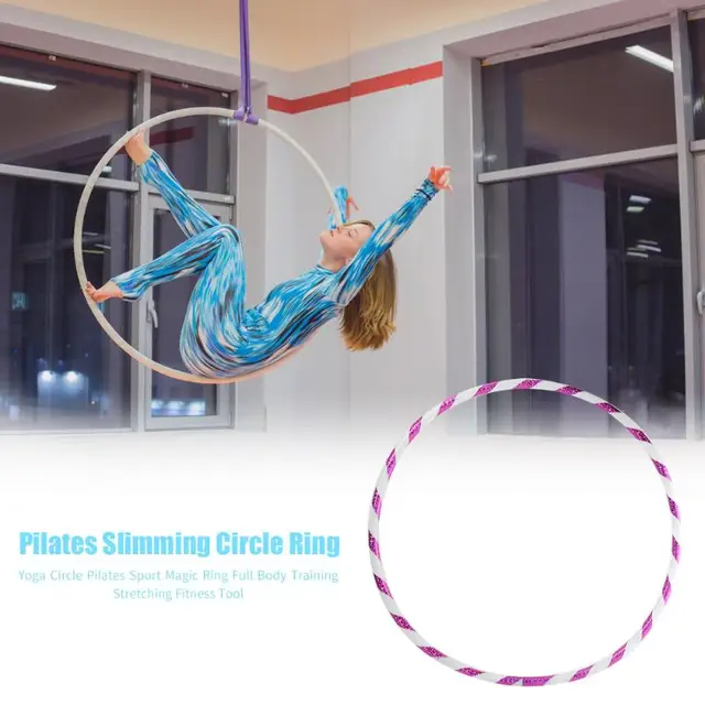 US $8.44 LED Colorful Lighting Sport Ring Illuminate Fitness Circle Loss Weight Tools Integrated Fitness Bod