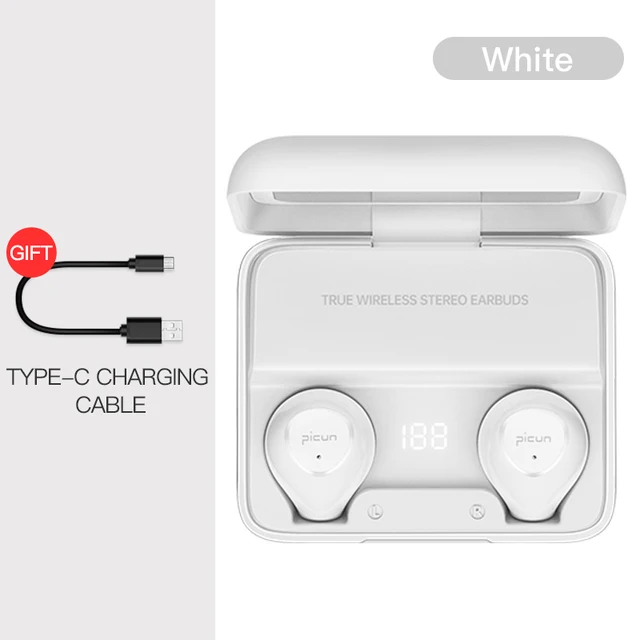 Picun W13 TWS Earphones Type C Headsets 