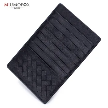 

Sheepskin Cartao De Visita Credit Card ID Holders Business Card Holder ID Badge Holder Men Women Case Cover Coin Wallet Box W244