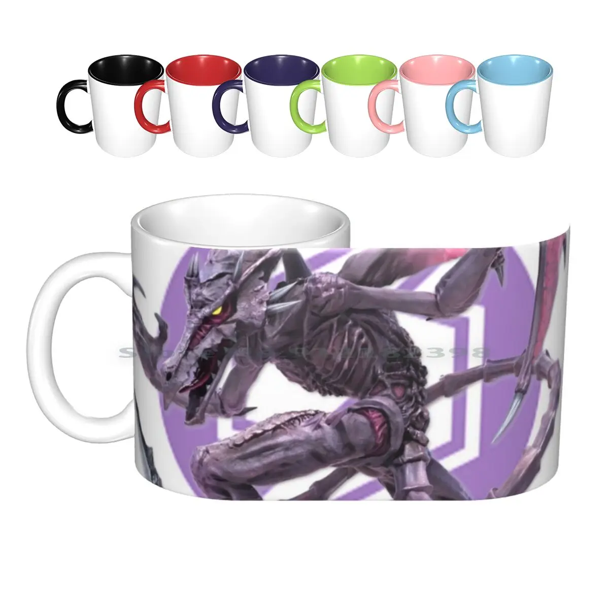 Керамические кружки Ridley, кофейные чашки, Кружка для молока и чая, кружка Ridley Super удар Bros Ultimate Ssbu Metroid, креативный тренд
