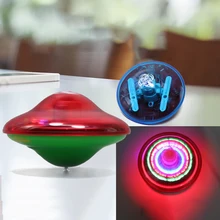 Music Spinning Top Brinquedo Funny Kids Toy Classic UFO Gyroscope Laser Color Flash LED Light Children'S Day Gift#30