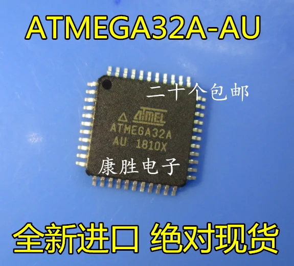 10 шт./лот ATMEGA32A-AU 8 AVR 32K TQFP-44