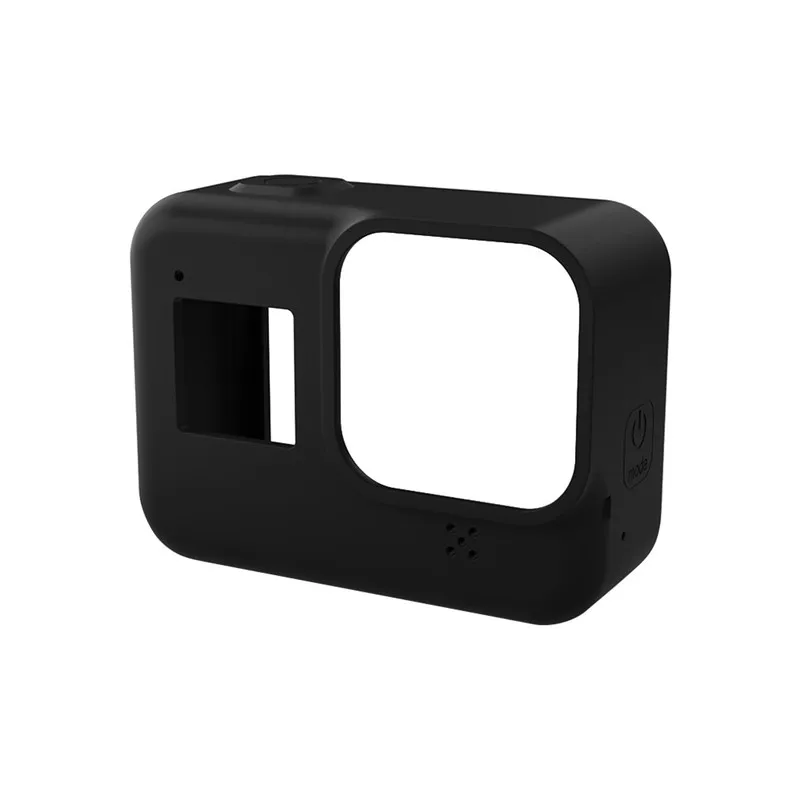 Силиконовый чехол для Gopro Hero 8, черный чехол, защитный чехол для Gopro 8, аксессуары для спортивной экшн-камеры