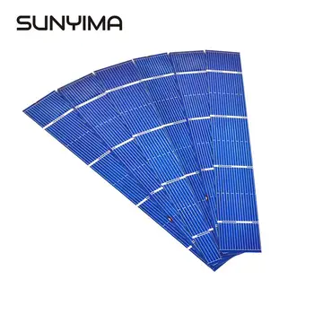 

SUNYIMA 50 pcs Solars Panel 156x26mm Solar Panel polycrystalline Silicon Solar Cell DIY China Panneau Solaire 0.7W 0.5V