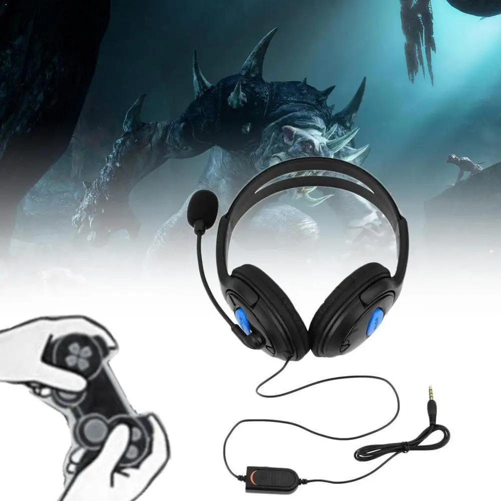 Stereo headset wired headset with microphone For MP4 PSP 3 5mm device For smartphones laptops MP3 jack L9X9