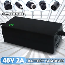 48V 2A 2A Carregador De Lítio Carregador de Bateria 54.6V de Entrada AC 100-240V De Lítio Li-ion Carregador de Bateria Para Scooter Elétrico Da Bicicleta