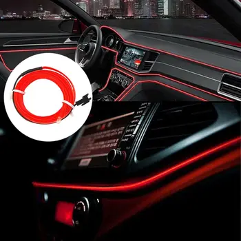 

12V DC 1m Cold Light Strip Car Interior Ambient Bar Fluorescent Vehicles