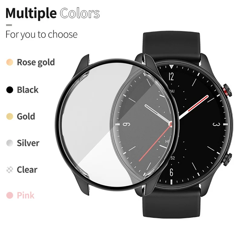 Enhanced Soft TPU Full Protector Case Cover for Amazfit GTR Series Watches