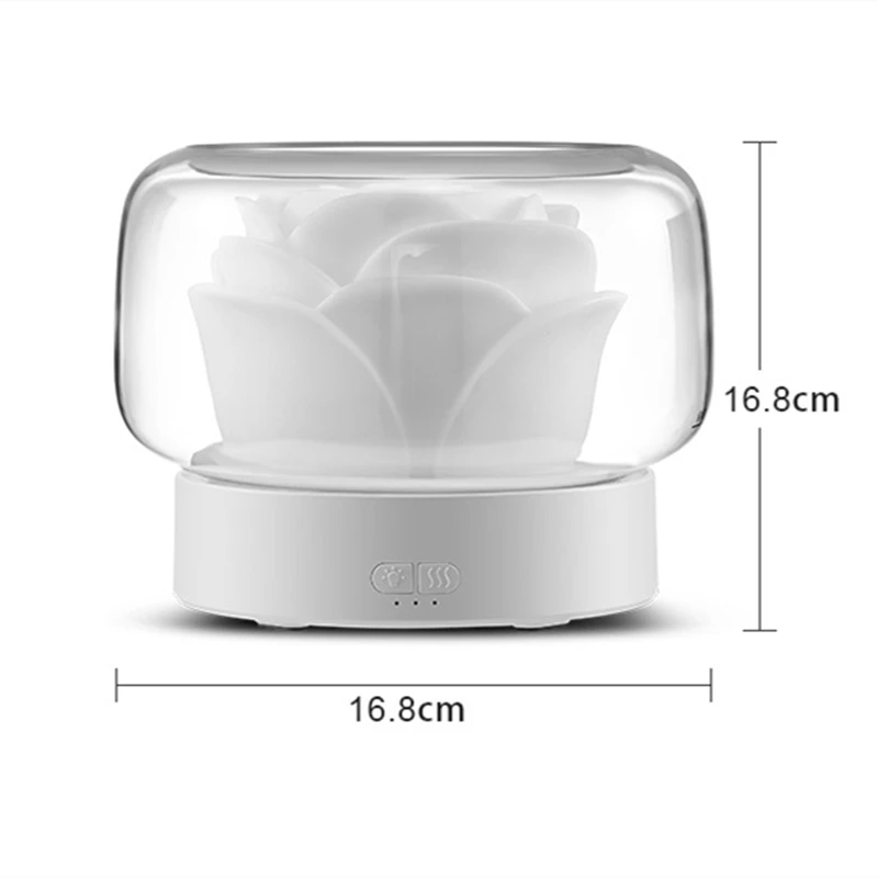 Home Electric Essential Oil Diffuser, Ultrasonic Mist Air Humidifier, Aromatherapy Fogger, Colorful Lamp Aoma Machine, 400ml 5