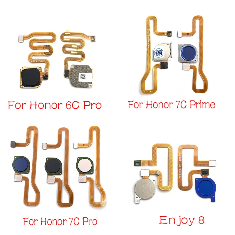 

For Huawei Y6 Y7 Prime Honor 7C Pro 5.7" Home Button Fingerprint Touch Id Sensor Connector Flex Cable Ribbon