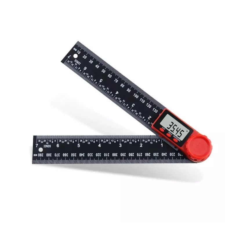  360 Degrees LCD Display Carbon Fiber Digital Angle Ruler Inclinometer Electron Goniometer Protracto