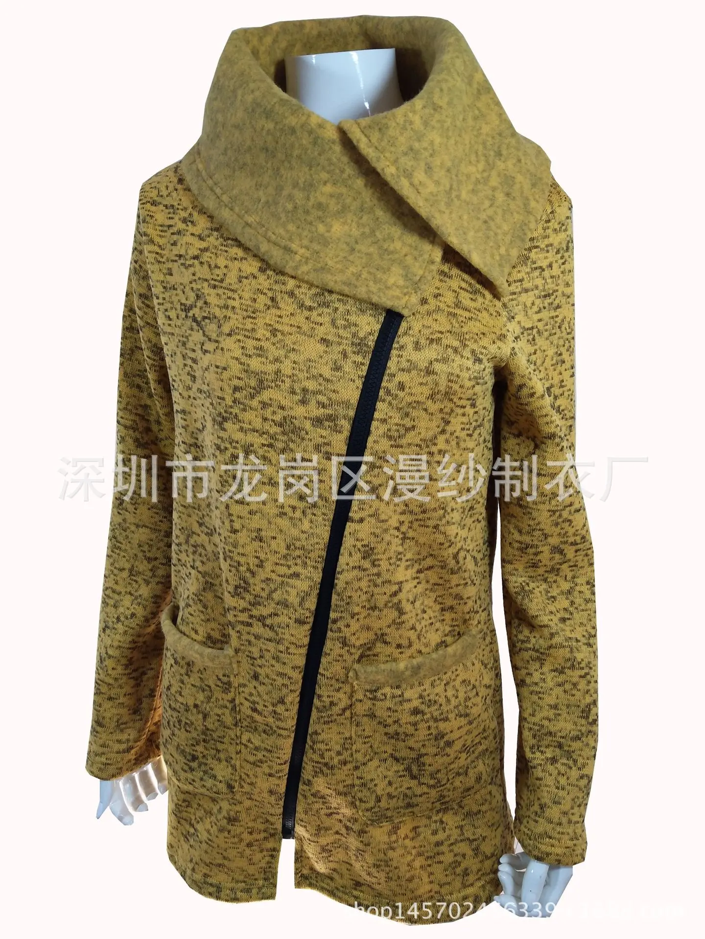 Amazon AliExpress EBay осенняя и зимняя модная куртка на молнии пальто куртка