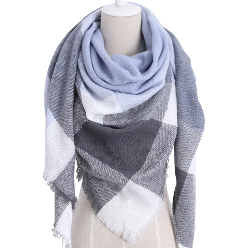 MoneRffi дизайнерский зимний женский шарф, клетчатый теплый кашемировый шарф, шали, женский роскошный брендовый шарф, Дамское одеяло, шарфы