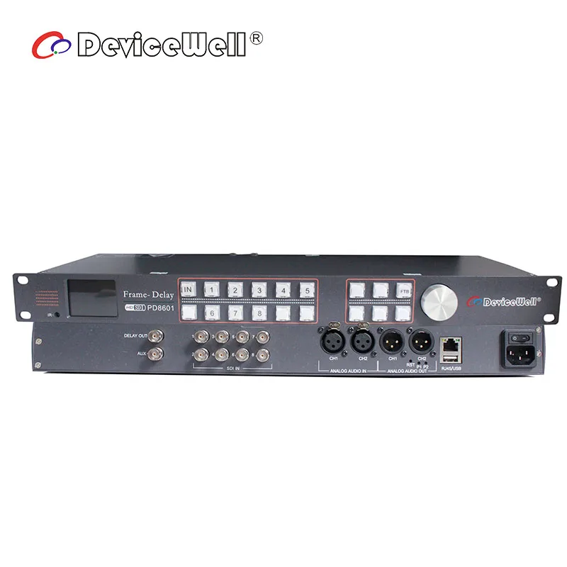 US $2.786.00 DeviceWell PD8601 8 Channel SDI Input 2 Channel SDI Output AV Audio Video Delayer