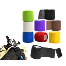 

5pcs Bandagem Tattoo Non-Woven Fabric Accessories Disposable Tube Handle Grip Self-adhesive Elastic Random Color Tattoo Supply