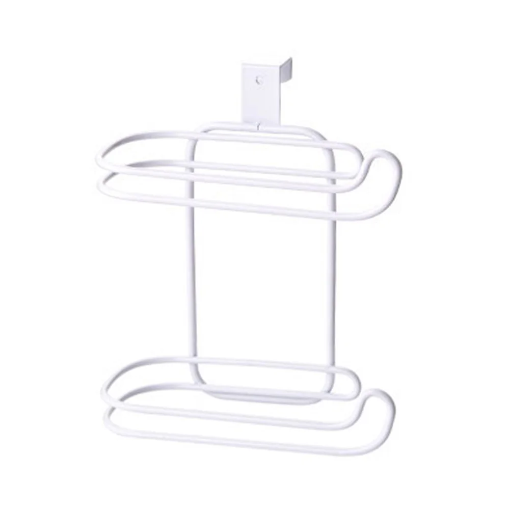 

Paper Rack Toilet Wall Mounted Roll Holder Double Hanging Tank