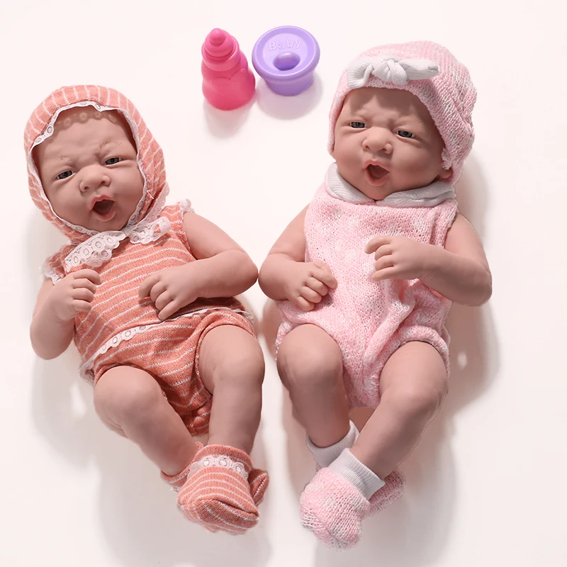 JINGXIN PRINSES 35CM Reborn Baby Dolls Toys Full Body Soft Silicone Bebe Doll Girls Toys Waterproof Reborn Toy For Kids Gifts