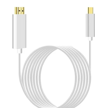 

Type-C to HDMI Adapter Cable 1.8M Supports 4K 60Hz Resolution Type-C to HDMI Video Adapter Cable