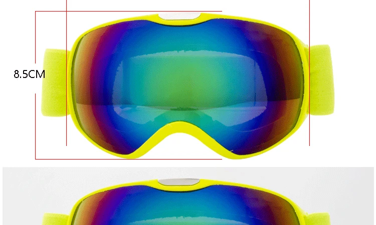 Лыжные очки, детские очки, двойные противотуманные очки для девочек и мальчиков, сноуборд, очки для лыжников, очки для детей, Kar Maskesi, зимние очки