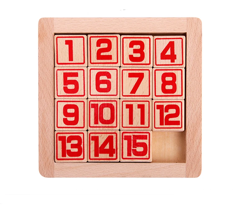 Math toys speed competition puzzle wooden toy adult children primary school children wooden puzzle 3D digital puzzle