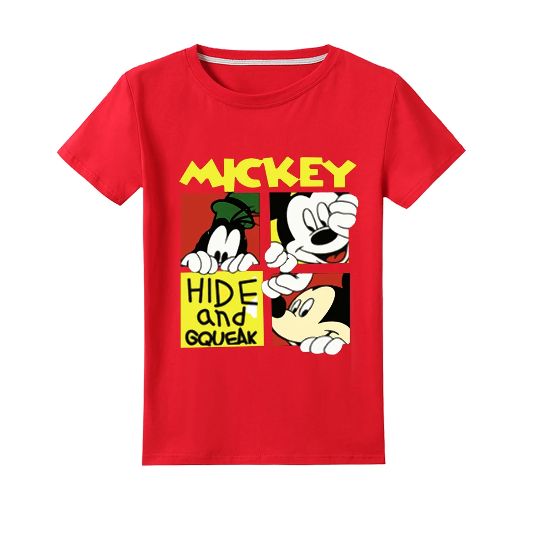 T1181 minnie mickey long Sleeve tops toddler girl shirts christmas clothing Hooded baby clothes boys kids sweatshirts hoodies T shirts - Цвет: T1181
