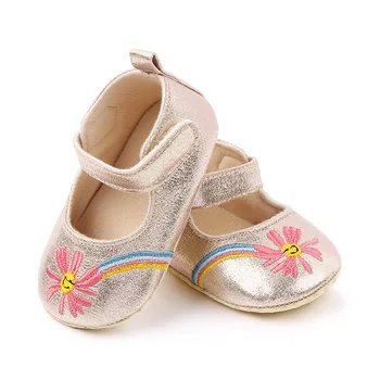 

Baby Girl Shoes PU Leather Princess Baby Embroidered Shoes First Walkers For Girls Newborn Moccasins Booties·