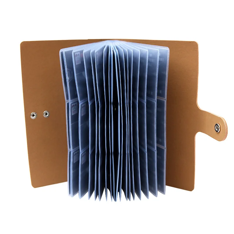 

156 Card Holder Wallet Men's Women's Candy-Colored Large Capacity Anti Degaussing MEN'S AND WOMEN'S Card Case Bank Hidden Button