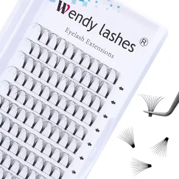 

Pre Made Volume Fans 3d/5d/6d/10d Heat Bonded Pre Made Volume fans Faux Mink Premade Russian Volume Eyelash Extension Supplies