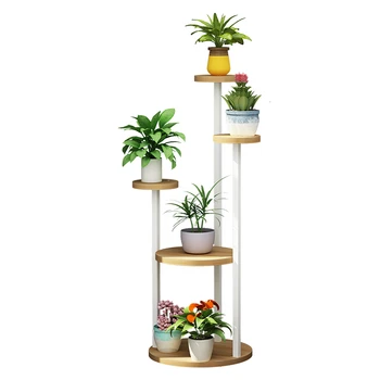 

Art Balcony Iron Landing Type Multi-storey Flowerpot Flower Rack