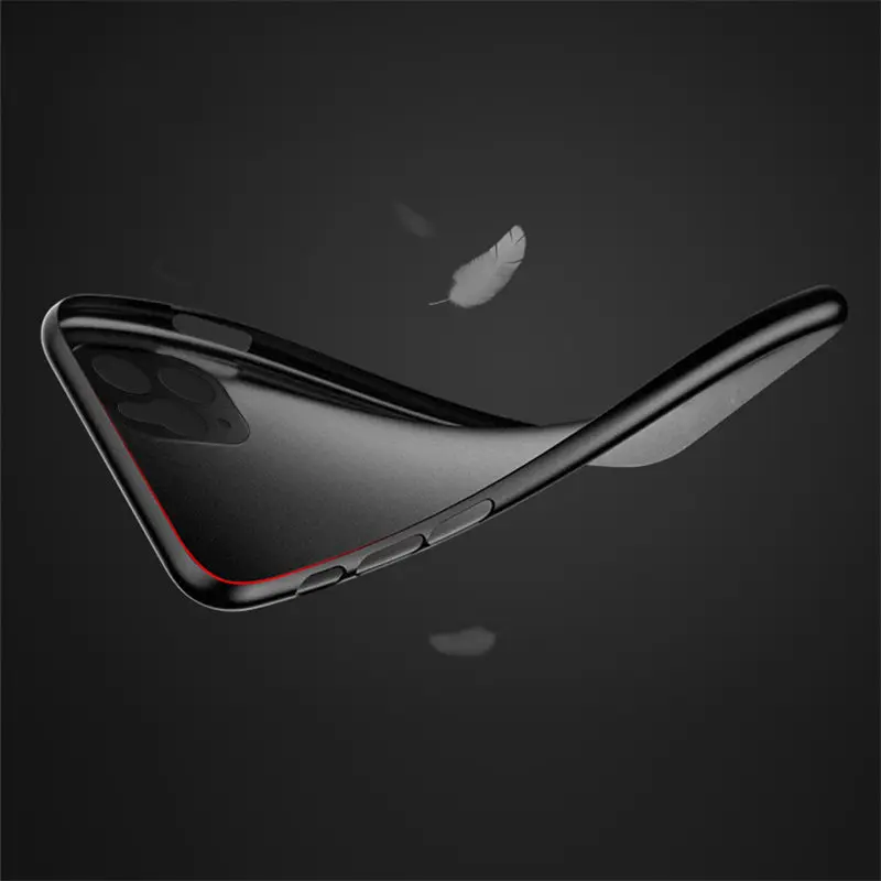 Lovebay 0,26 мм Ультратонкий матовый чехол для телефона iPhone 7 8 6 6s Plus 11 Pro X XR XS Max 5S SE прозрачный противоударный Тонкий чехол